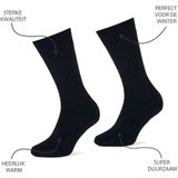 Stapp - Thermo Wollen Sokken - Blauw - Duurzaam - Comfortabele Warmte