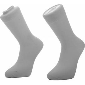 Basset heren katoenen sokken 1 paar - 42 - Wit.