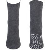 Basset - Antislip Sokken - Antraciet - Katoen - 1 Paar