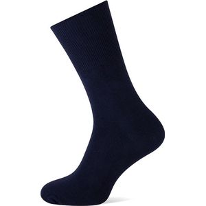 HRS3108 - Katoenen Sokken - Anti Knel Boord - Blauw