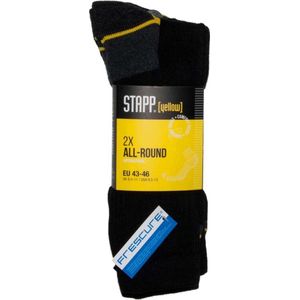 STAPP - Worker - Werksokken - Antibacterieel - Katoen/Polyamide/Elastaan