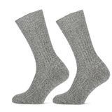 STAPP - Werksokken - Grijs Melange - Norwegian - 2-pack