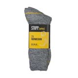 STAPP - Werksokken - Grijs Melange - Norwegian - 2-pack