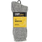 STAPP - Werksokken - Grijs Melange - Norwegian - 2-pack
