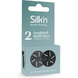 VacuPedi - Élimination des Callosités - 1 x Gris Foncé - 1 x Noir - Matériau Micro-Minéral