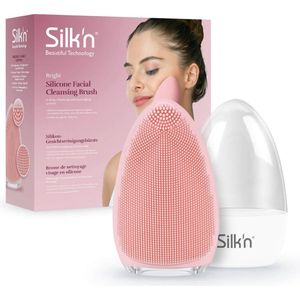 Silk'n Elektrische Gezichtsreiniger - Bright - Gezichtsborstel - Diepe reiniging en massage van de huid - Roze