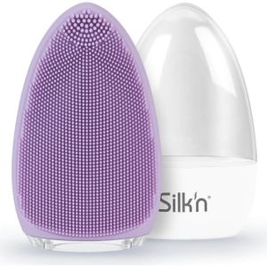 Silk'n Elektrische Gezichtsreiniger - Bright - Gezichtsborstel - Diepe reiniging en massage van de huid - Lila