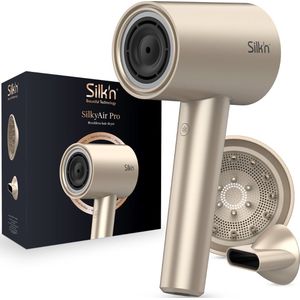 Silk'n Haardroger - SilkyAir Pro - Fohn - met Ionen technologie en zijdezacht etui voor op reis - Beige