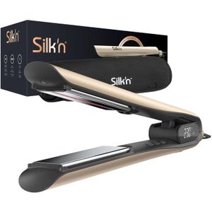 Silk'n 2-in-1 Stijltang - SilkyStraight - Krultang met Infrarood- en Ionische Technologie - Beige