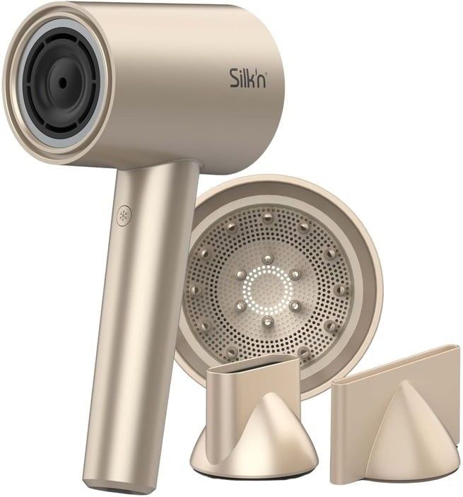 Silk'n Haardroger - SilkyAir Pro - Föhn met Ionen technologie en zijdezacht etui voor op reis - Beige