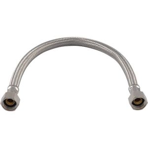 BPE RVS flexibele slang 50cm 3/8" bn.dr. x 15mm knel