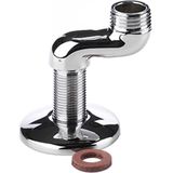 BPE S-koppeling met rozet 1/2"x1/2" sprong 30mm