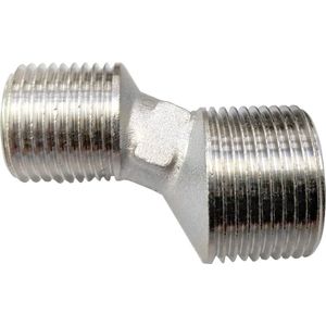 BPE S-koppeling vernikkeld 1/2" x 3/4"