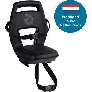 Qibbel - Junior 6+ - Kinderzitje - Achter - Zwart