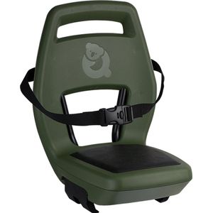 Qibbel Q343 Rücksitz 6+ Junior mit Fußstützen und Schutzplatten grün