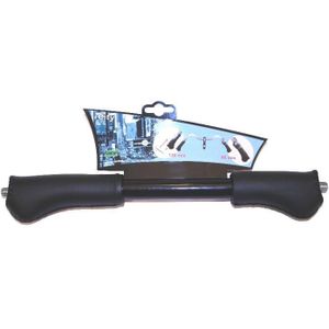 Griff City Leder schwarz - breit