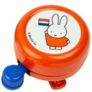 Fietsbel Widek Nijntje met vlag - oranje