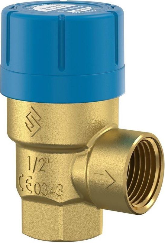 Flamco Prescor-B overstortventiel 1/2" 8 bar 27101