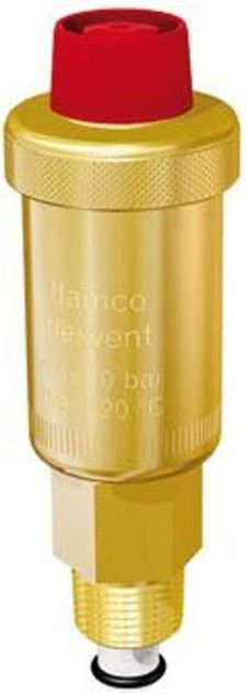 Flamco Flexvent H - automatisch ontluchtingsventiel verwarming - ontluchtingssleutel alternatief - ontluchter radiator - R1/2"", vernikkeld - 27710