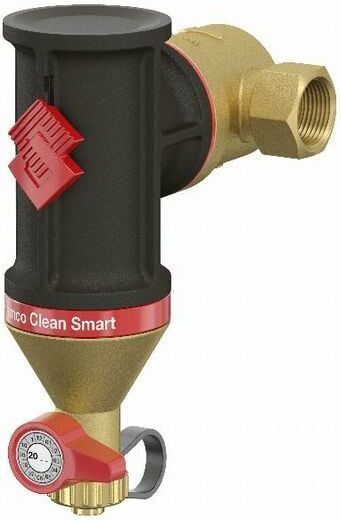 Flamco Clean Smart vuilafscheider - Cv-ketel - 22mm 2 x knel