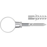 Plieger CV-muurbeugel 8x1/2"/22mm (4 Stuks)