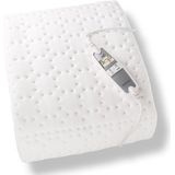 Inventum HL197V - Elektrische Onderdeken - Wit - Fleece - Anti Allergie - Antibacterieel