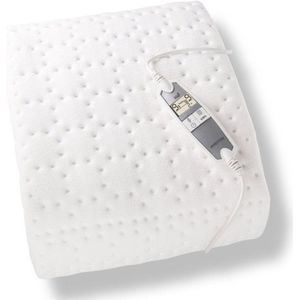 Inventum HL197V - Elektrische Onderdeken - Wit - Fleece - Anti Allergie - Antibacterieel