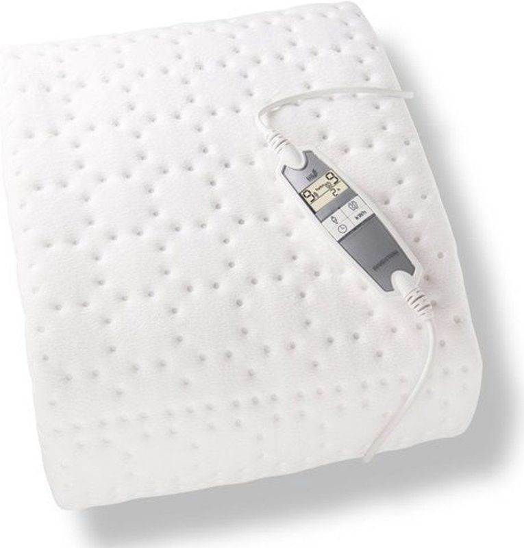 Inventum HL197V - Elektrische Onderdeken - Wit - Fleece - Anti Allergie - Antibacterieel
