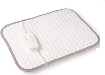 Inventum HNK18 - Warmtekussen - Fleece - Wit/Grijs - Automatische Uitschakeling