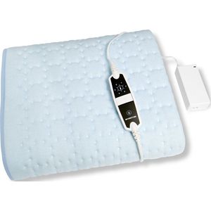 Inventum HNL4112Z - Elektrische Onderdeken - Lichtblauw - Fleece - 1 Persoons