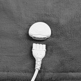 Inventum - HB180G - Elektrische Omslagdeken - Grijs - Fleece - 1 Persoons