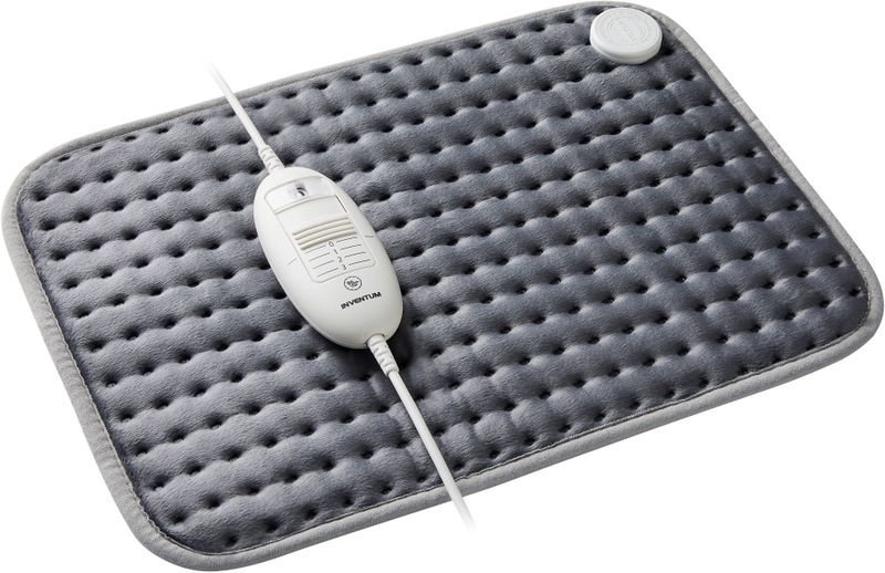 Inventum - HNK182G - Elektrisch Warmtekussen - Grijs - Fleece