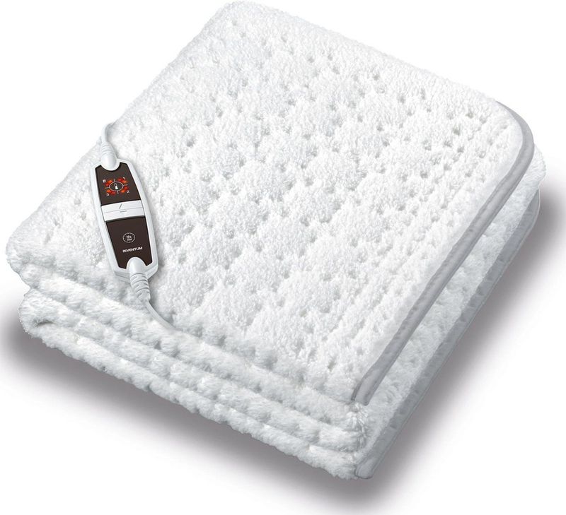 Inventum HN1300V - Elektrische Onderdeken - Fleece - 1-persoons - 4 Warmtestanden