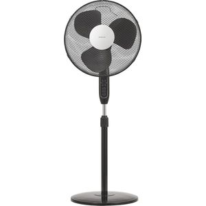 Statiefventilator inventum met remote 40cm zwart