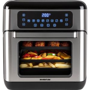 Inventum - GF1200HLD - Airfryer Oven - Zwart/RVS - 12 Liter - 1500 Watt