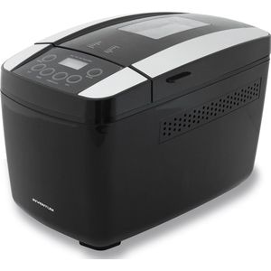 Inventum BM125 - Broodbakmachine - Brood 900/1200 gram - 1 groot/1 dubbel bakblik - 12 programma's - Glutenvrij - PFAS vrij - Timer - 700 watt - Zwart/RVS