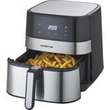 Inventum GF500HLD - Airfryer - Hetelucht friteuse - 5 liter - 80 tot 200 graden - PFAS vrij - 1700 watt - Zwart/Zilver - Beste Koop Maart 2025