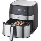 Inventum GF500HLD - Airfryer - Hetelucht friteuse - 5 liter - 80 tot 200 graden - PFAS vrij - 1700 watt - Zwart/Zilver - Beste Koop Maart 2025