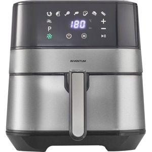 Inventum GF500HLD - Airfryer - Hetelucht friteuse - 5 liter - 80 tot 200 graden - PFAS vrij - 1700 watt - Zwart/Zilver - Beste Koop Maart 2025