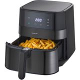 Inventum GF500HLDB - Airfryer - Hetelucht friteuse - 5 liter - 80 tot 200 graden - PFAS vrij - 1700 watt - Zwart
