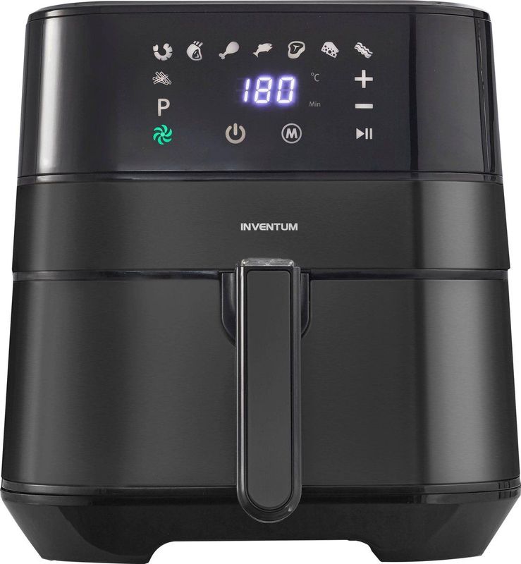 Inventum GF500HLDB - Airfryer - Hetelucht friteuse - 5 liter - 80 tot 200 graden - PFAS vrij - 1700 watt - Zwart