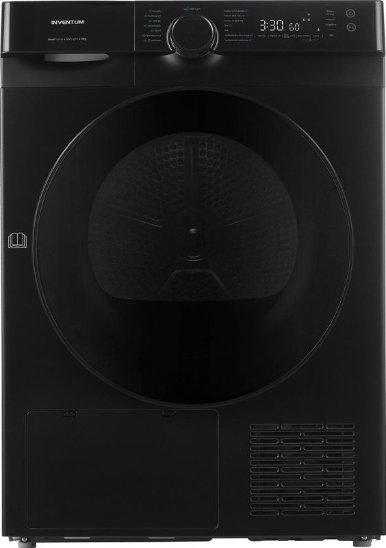 Inventum - VDW9030B - Warmtepompdroger - Zwart - 9kg - Energieklasse A+++