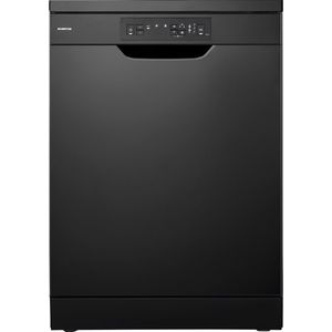 Inventum VVW6008AB - Vaatwasser - Vrijstaand - 12 couverts - 3 programma’s - Bestekmandje - Zwart