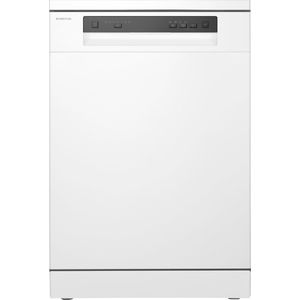Inventum VVW6046AW energiezuinige vaatwasser - 14 couverts - Besteklade-Bestekmand - Stil: 42 dB - 7 programma’s - Deur opent automatisch - Startuitstel - Energielabel C - Vrijstaand - Wit