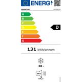 Inventum VR550 tafelmodel vriezer 88 liter - 55 cm breed - Energielabel D - Diepvries - Compact - Vrijstaand - 3 lades - Wit