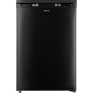 Inventum KV550B tafelmodel koelkast energiezuinig - 113 liter - Met vriesvak - 55 cm breed - Superkoelen - Led-verlichting - Energielabel D - Vrijstaand - Zwart
