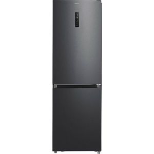 Inventum KV1850B - Vrijstaande koel-vriescombinatie - No Frost - Stil: 35 dB - 338 liter - Zwart RVS