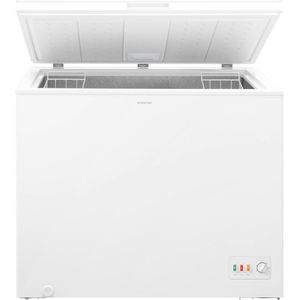 Inventum VK1285W Low Frost energiezuinige grote vrieskist - 300 liter - 128,5 cm breed - Energielabel C - Geschikt voor garage tot -15°C - Ledverlichting - Diepvrieskist - 2 opbergkorven - Wit