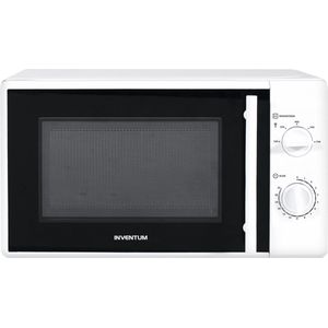 Inventum MN205S - Vrijstaande solo-magnetron - 20 liter - 700 watt - Wit/Zwart