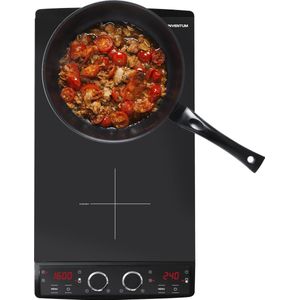Inventum VKI3010ZWA - Vrijstaande inductie kookplaat - 2 kookzones - 1-fase plug en play - Zwart